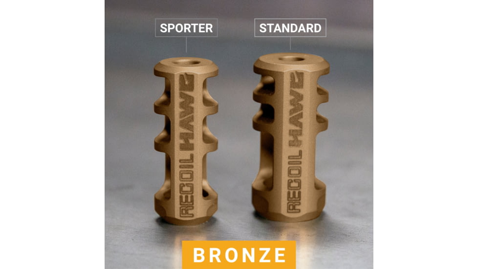 Browning Sporter Recoil Hawg Muzzle Brake Bronze.30cal &amp; Smaller, 1293086