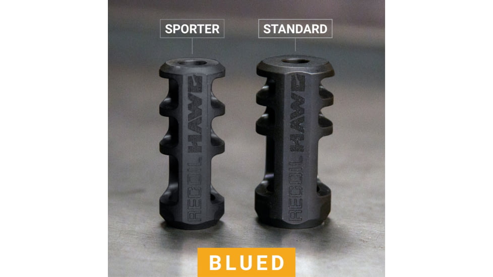 Browning Sporter Recoil Hawg Muzzle Brake Matte Black .30cal &amp; Smaller, 1293084