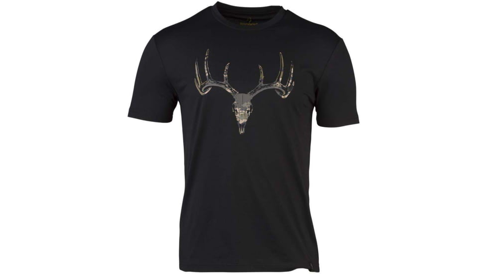 Browning Whitetail Logo SS Perf Camp Shirt - Men's, Black, 2XL, 3014789905