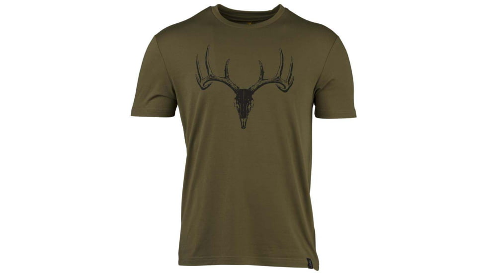 Browning Whitetail Logo SS Perf Camp Shirt - Men's, Green, 2XL, 3014786405