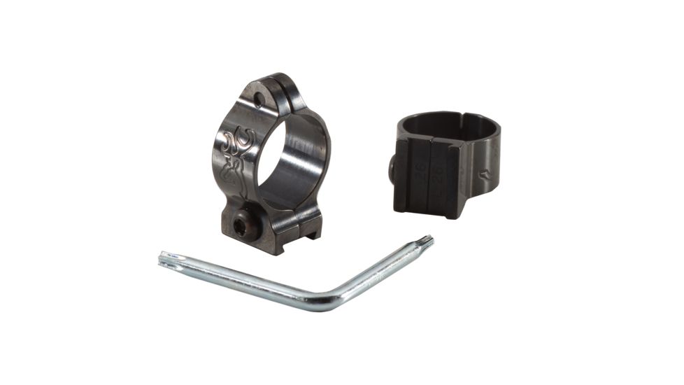 Browning Standard Gloss 30MM Rifle Scope Rings, Gloss, 123143