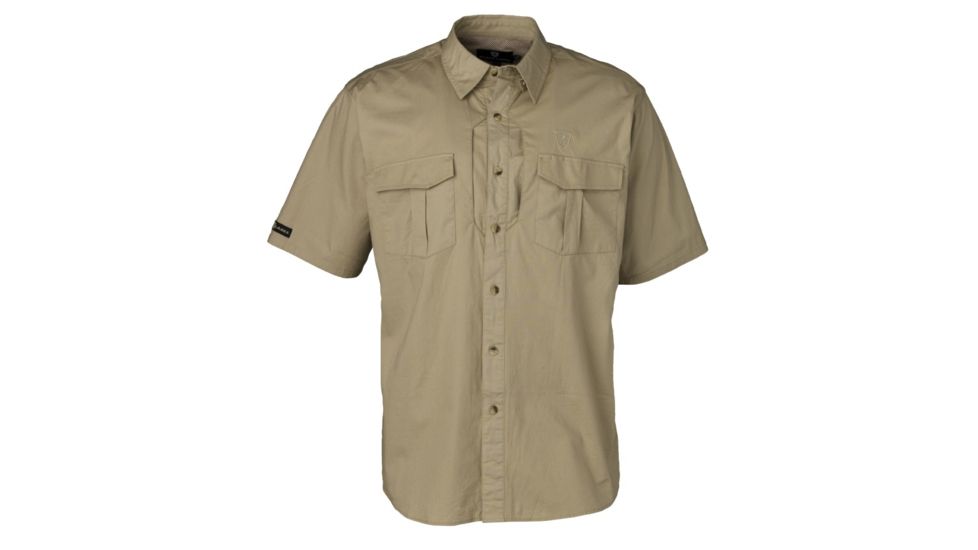 Browning Tactical Short Sleeve Shirt, Sand, Large 185589