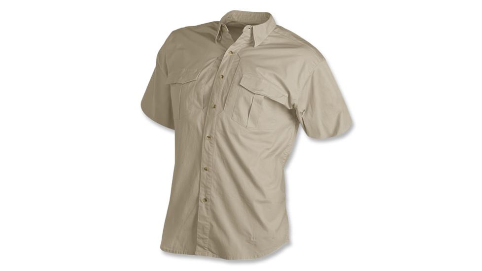 Browning Tactical Short Sleeve Shirt, Sand, Large 185589