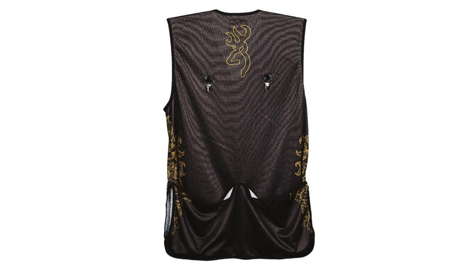 Browning Team Vest, Black/Scroll, Medium, 3050466902