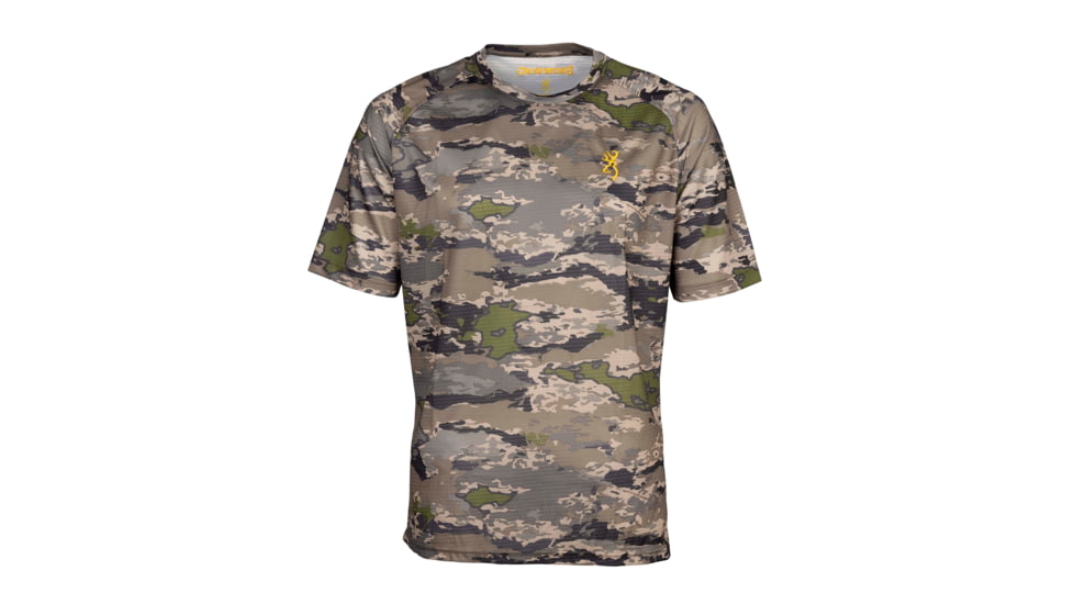 Browning Tech Short Sleeve T-Shirt - Mens, 2XL, Ovix, 3011663405