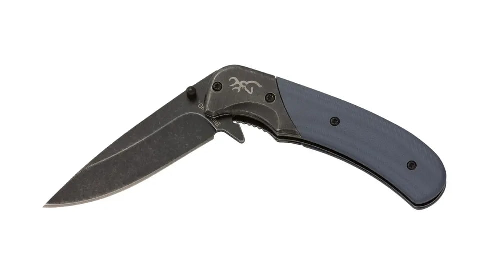 Browning The Range Folding Knife, 2.75in, 7Cr17Mov, Drop Point, Alloy Handle, N, 3220365