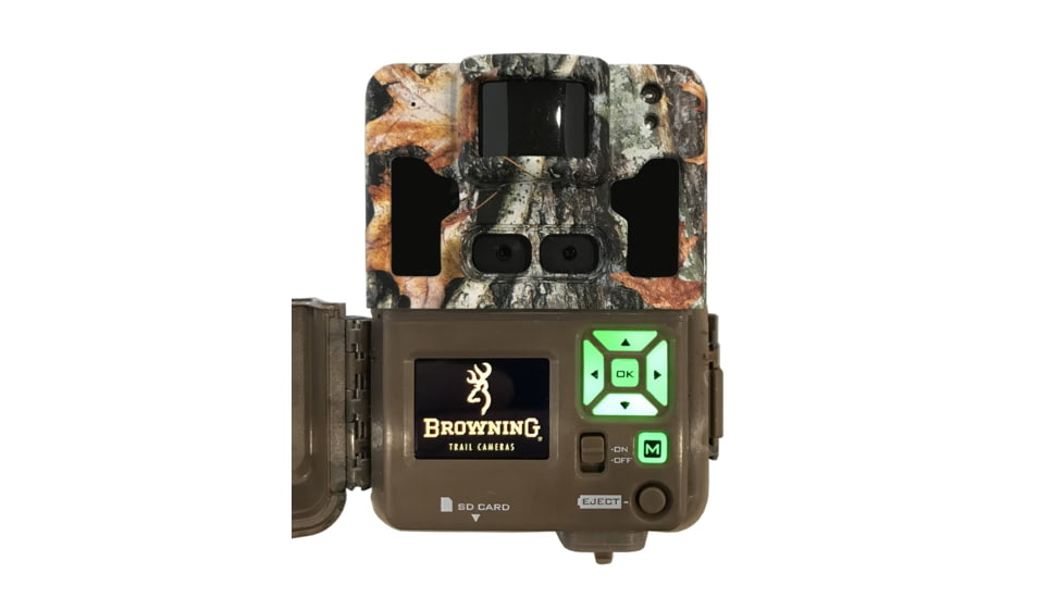 Browning Trail Cameras 24 MP Dark Ops Pro Xd Dual Lens Full HD Trail Camera, CAMO, BTC-6PXD