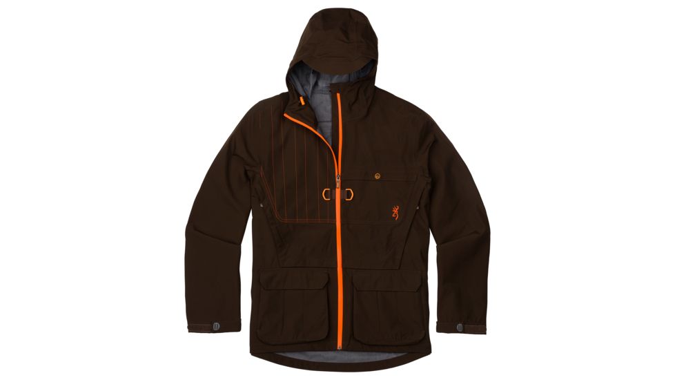 Browning Upland Gore-Tex Jacket - Mens, Chocolate/Blaze, 2XL, 3042997205