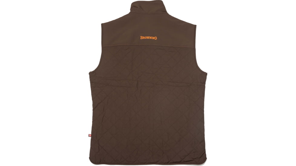 Browning Upland Qlt w/o Embroidery Vest, Chocolate, Medium, 3059679802