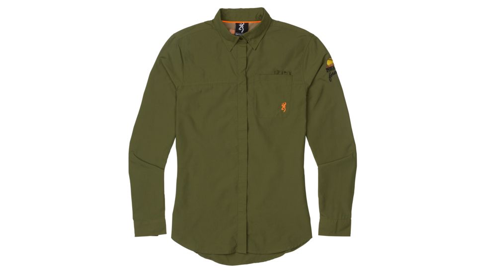 Browning Upland Shirt - Women's, Light Olive, Medium, 3016698402