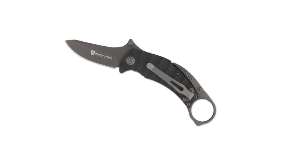 Browning Vanquish Pocket Deploy Black Folding Knife,2.75in Drop Point Blade,G-10 Handle 320176BL