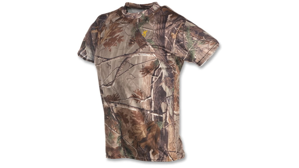 Browning Vapor Max Short Sleeve T-Shirt, Realtree Xtra, 3XL 3011512406