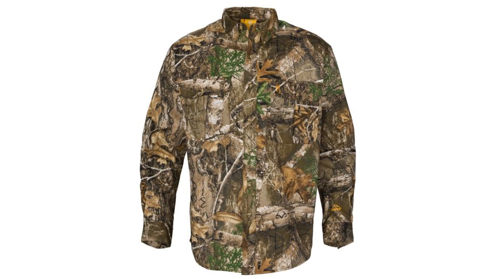 Browning Wasatch CB Shirt - Men's, Mossy Oak Bottomlands, Extra Large, 3017801904