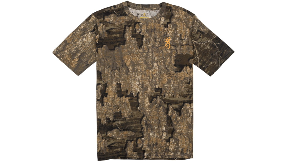 Browning Wasatch-CB Short Sleeve T-Shirt - Men's, Timber, M, 3017815702
