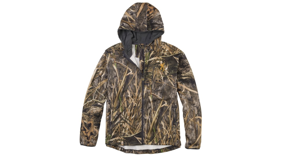 Browning Wasatch Fleece Jacket - Mens, Mossy Oak Shadow Grass Habitat, Small, 3048695901