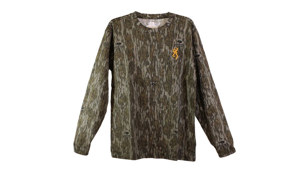 Browning Wasatch Long Sleeve Shirt - Mens, Mossy Oak Bottomlands, Medium, 3017821902