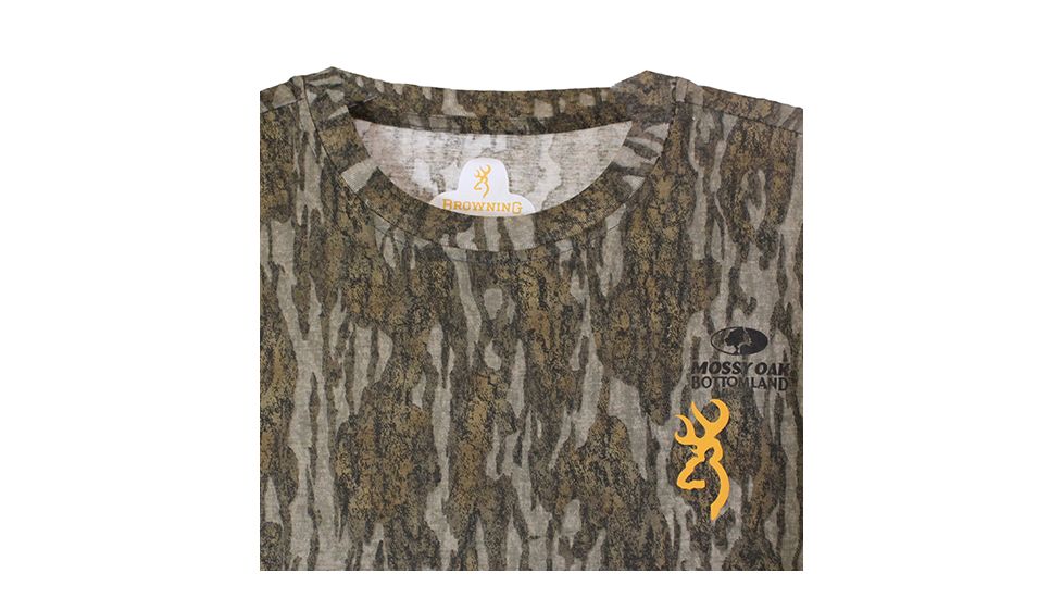Browning Wasatch Long Sleeve Shirt - Mens, Mossy Oak Bottomlands, Small, 3017821901