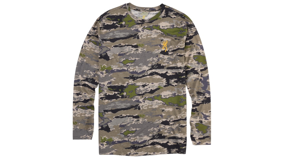 Browning Wasatch Long Sleeve T-Shirt - Mens, Ovix, XL, 3017823404
