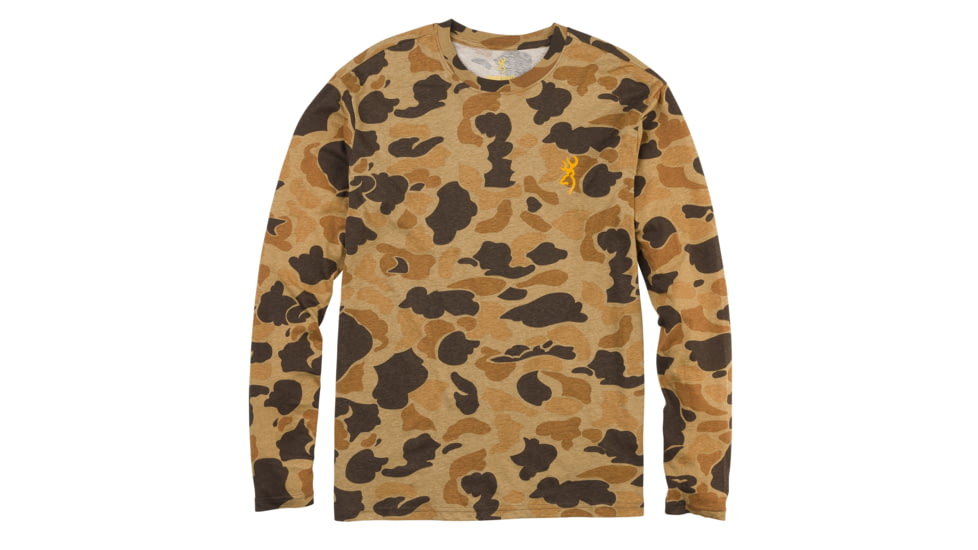 Browning Wasatch Long Sleeve T-Shirt - Mens, Vintage Tan, 2XL, 3017821205