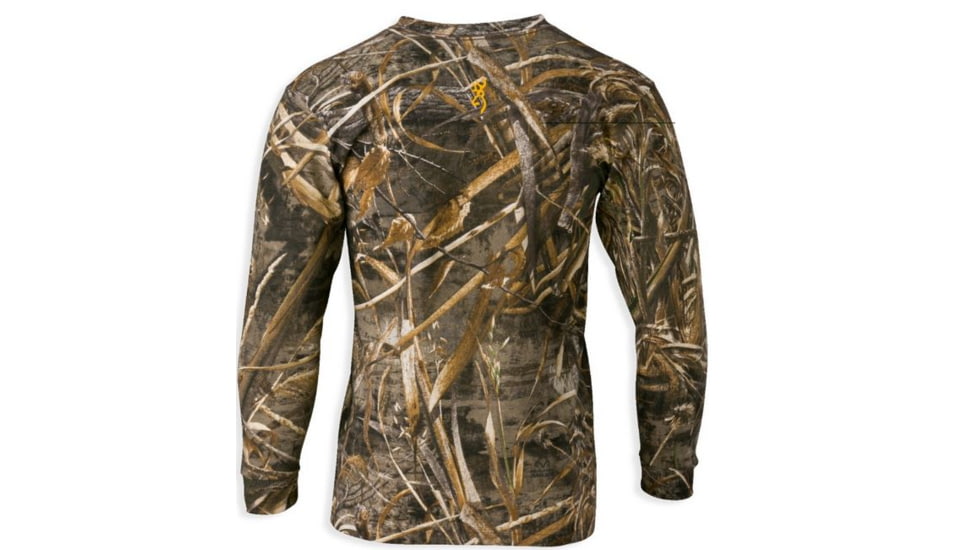 Browning Hells Canyon Basics Long Sleeve T-Shirt,Realtree Max5,S 3011267601