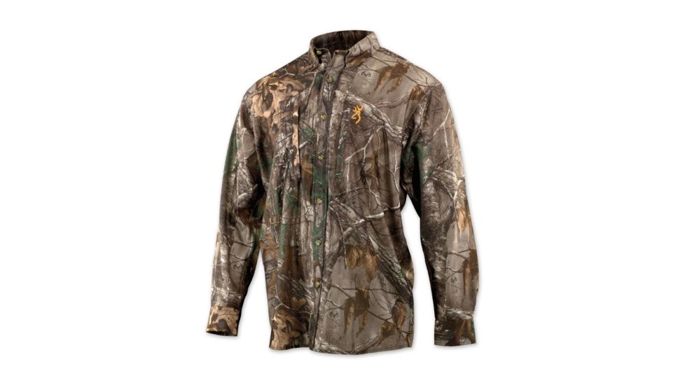 Browning Wasatch Shirt Mesh Lite LS MOINF S 3018502001