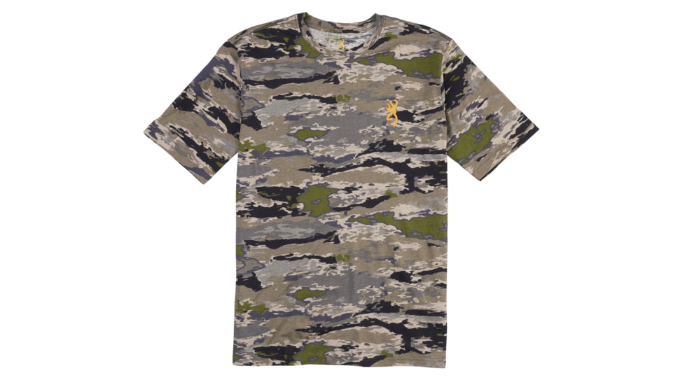 Browning Wasatch Short Sleeve T-Shirt - Mens, Ovix, Large, 3017813403