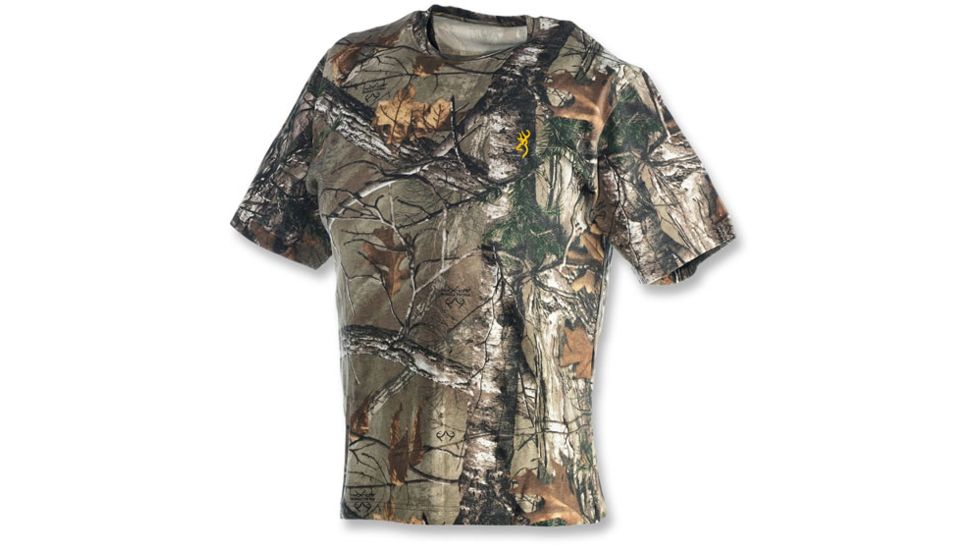 Browning Hells Canyon Basics Short Sleeve T-Shirt, Realtree Xtra, L 3011252403