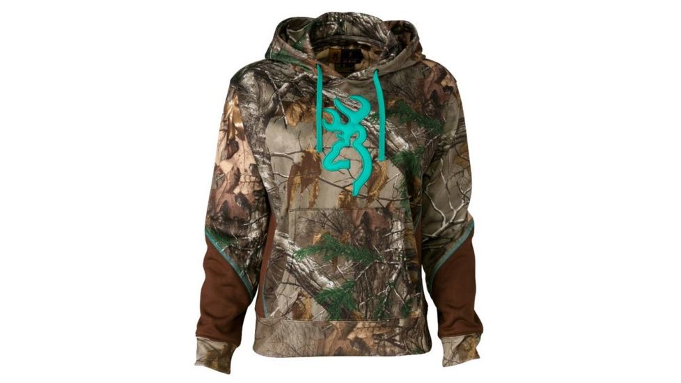 Browning Wasatch Two Tone Hoodie For Her,Realtree Xtra,2XL 3017492405