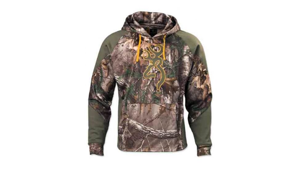 Browning Wasatch Two-Tone II Hoodie, MOBUC, S 3017392801