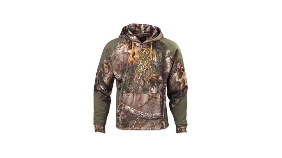Browning Wasatch Two-Tone II Hoodie, MOBUC, XL 3017392804