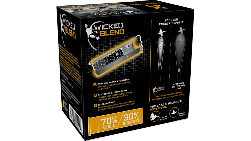 Browning Wicked Blend 12 Gauge 1 1/4 oz 3in #2 Centerfire Shotgun Ammo, 25 Rounds, 2, B193431232