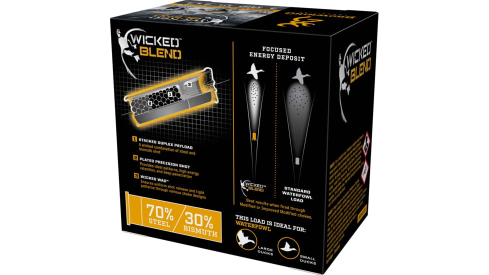 Browning Wicked Blend 12 Gauge 1 1/4 oz 3in #2 Centerfire Shotgun Ammo, 25 Rounds, 2, B193431232