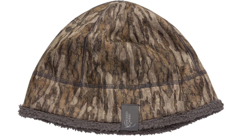 Browning Wicked Wing High Pile Beanie - Mens, Mossy Oak Bottomland, One Size, 30866819