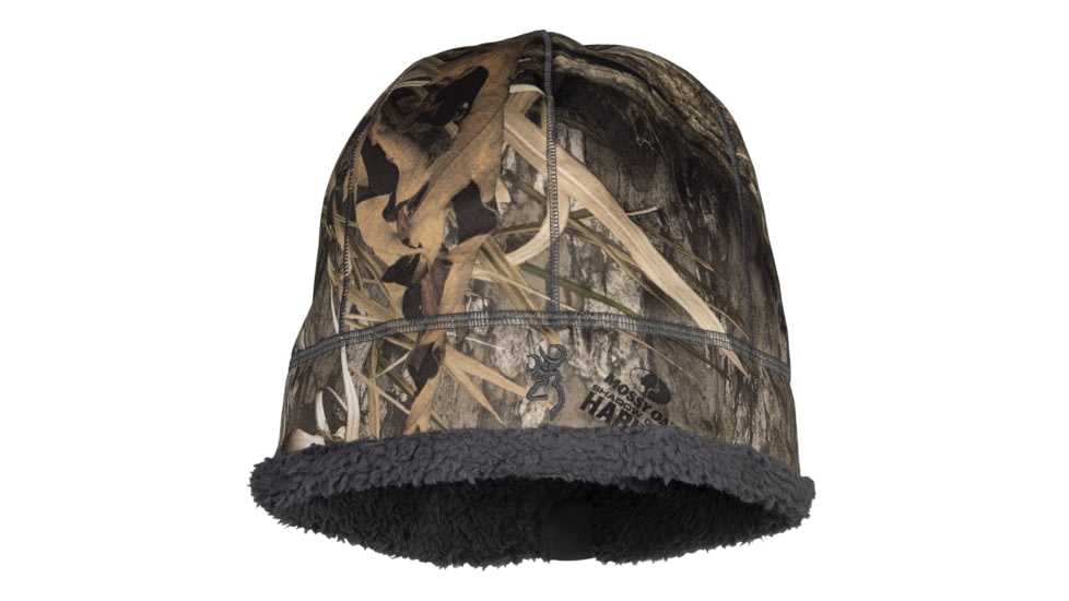 Browning Wicked Wing High Pile Beanie - Mens, Mossy Oak Shadow Grass Habitat, One Size, 30866859