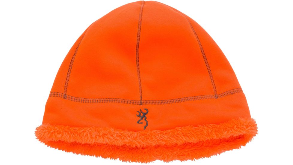 Browning Wicked Wing Highpile Beanie, Blaze, One Size, 30866801