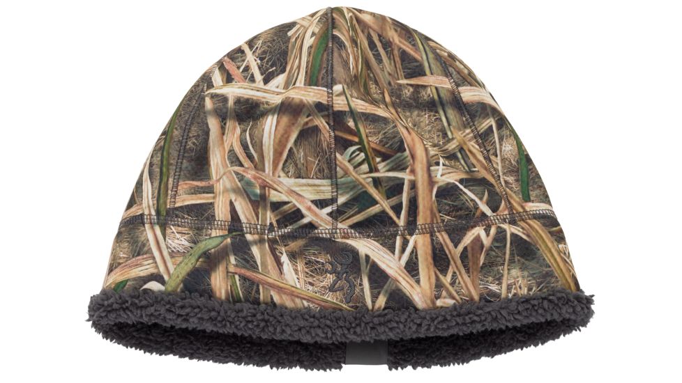 Browning Wicked Wing Highpile Beanie, Mossy Oak Shadow Grass Blades, One Size, 30866825