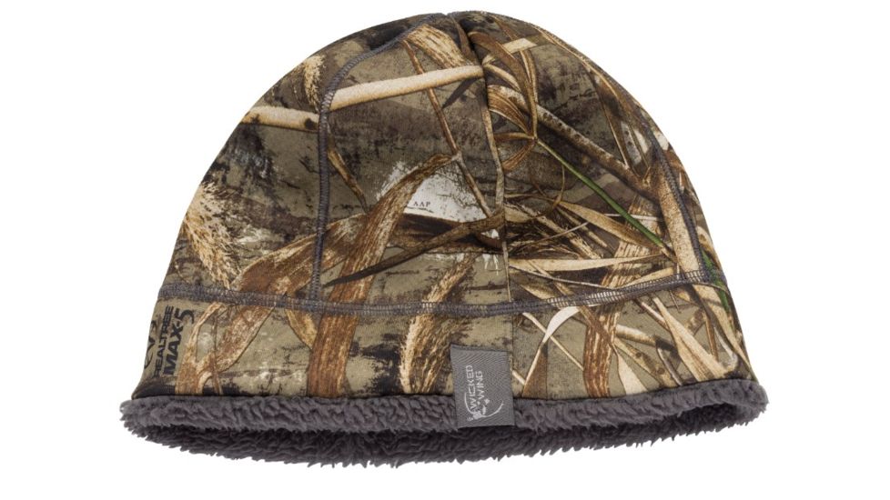 Browning Wicked Wing Highpile Beanie, Realtree Max-5, One Size, 30866876