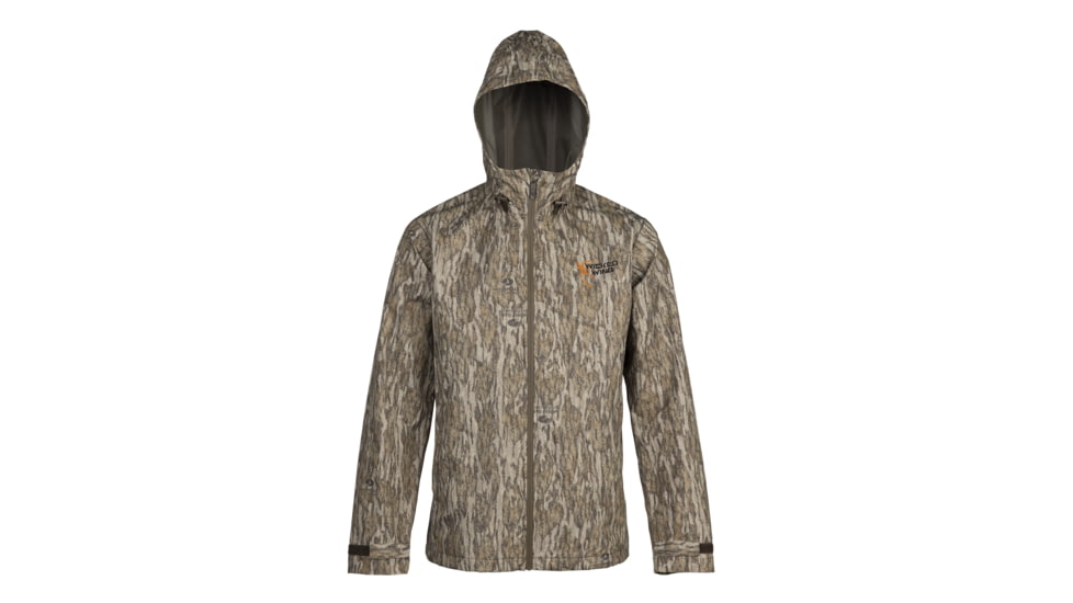 Browning Wicked Wing Rain Shell Jacket - Mens, 2XL, Mossy Oak Bottomland, 3040211905