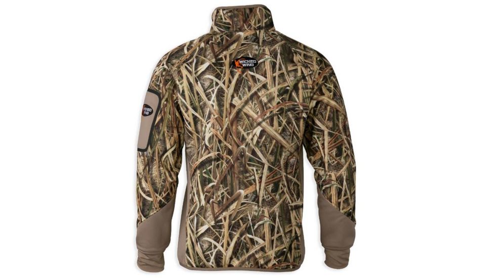 Browning Wicked Wing Smoothbore 1/4 Zip Top,Mossy Oak Shadow Grass Blades,S 3016152501