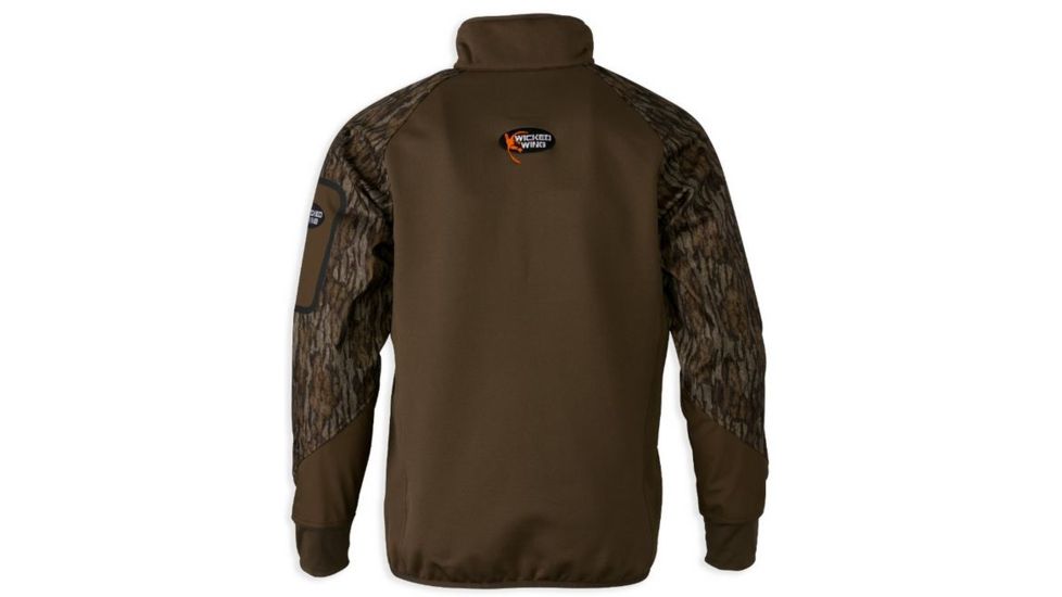 Browning Wicked Wing Timber 1/4 Zip Fleece,Mossy Oak Bottomland,L 3016271903