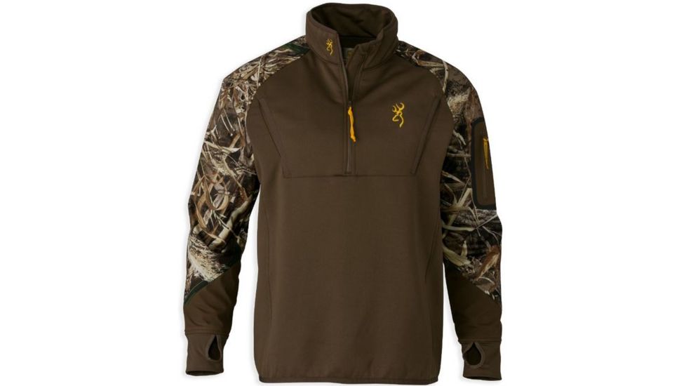 Browning Wicked Wing Timber 1/4 Zip Fleece,Realtree Max5,L 3016277603