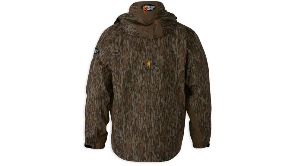Browning Wicked Wing Timber Rain Jacket,Mossy Oak Bottomland,L 3043311903