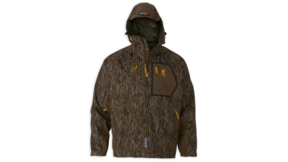 Browning Wicked Wing Timber Rain Jacket,Mossy Oak Bottomland,L 3043311903