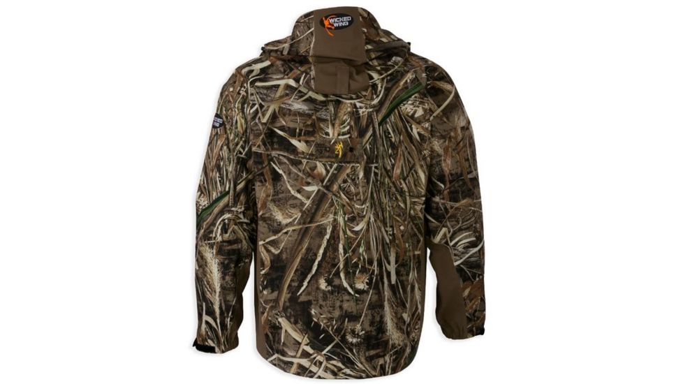Browning Wicked Wing Timber Rain Jacket,Realtree Max5,XL 3043317604