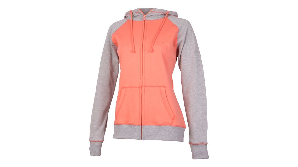 Browning Womens Kissimmee Full-Zip, Fusion Coral, M BRI020019.184001.M