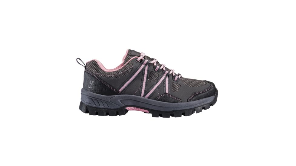 Browning Womens WP Glenwood Trail Shoes, Pavement / Blush, 10M F000007400132
