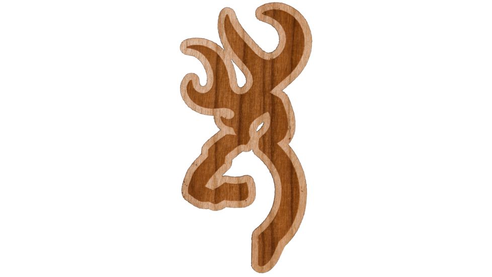 Browning Wood Buckmark Decal, Wood, 3922699658
