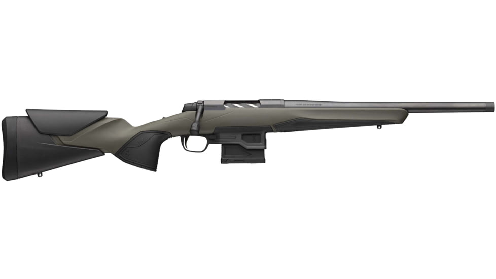 Browning X-Bolt 2 All Bolt Action Rifle, .243 Winchester, 16.5in Sporter Contour 5/8x24 TPI Barrel, 1-10, Synthetic Green Stock, Blued, 036041211-FRRMPG