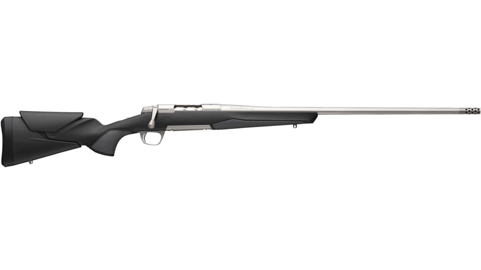 Browning X-Bolt 2 Hunter Bolt Action Rifle, 300 WSM, 23in Sporter Contour Barrel, 1-10, Synthetic Black Stock, Stainless, 036008246-FRRMPG