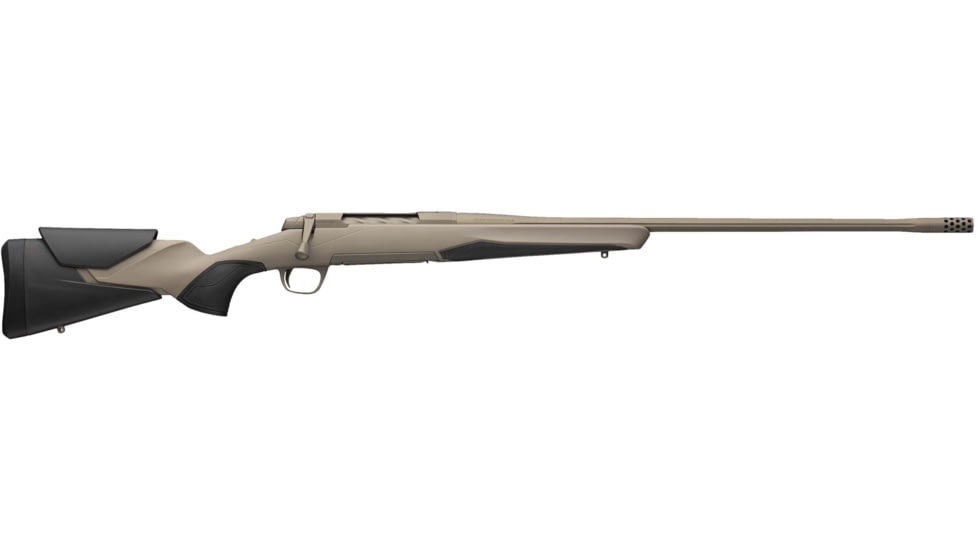 Browning X-Bolt 2 Speed Bolt Action Rifle, .270 Winchester, 22in Sporter Contour Fluted 5/8x24 TPI Barrel, 1-10, Synthetic Flat Dark Earth Stock, Black, 036066224-FRRMPG